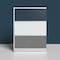 Luxor Workflow Modular Wall Room Divider System - Black Frame - 53" x 70" Wide Panel Add-On Wall with Whiteboard MW-5370-XWCGWG - alternate 2